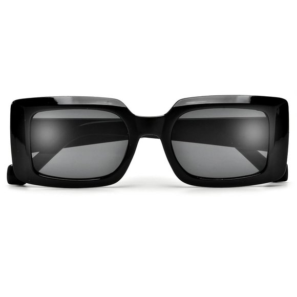 Aura | Minimalist Rectangle Sunglasses for Everyday Wear | Mod Squared Frame - Picture 3 of 6